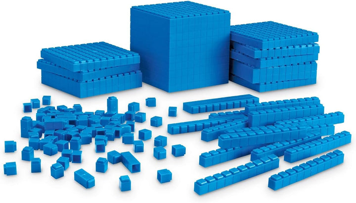 Learning Resources Zusammensteckbare Zehnersystem-Stäbe, Anfänger-Set aus Kunststoff