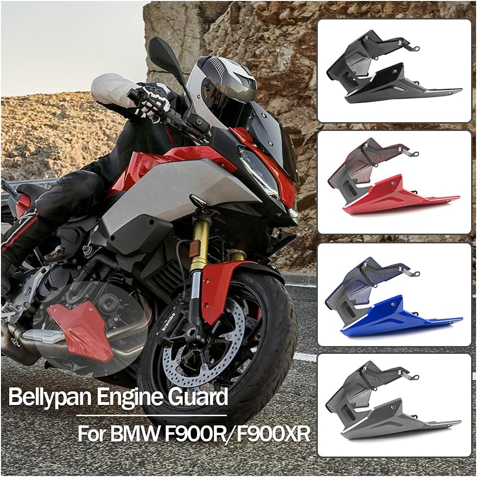 Cubierta de motocicleta Bellypan Motor Guard Chasis Bumper Protection Cover Panel inferior Spoiler C