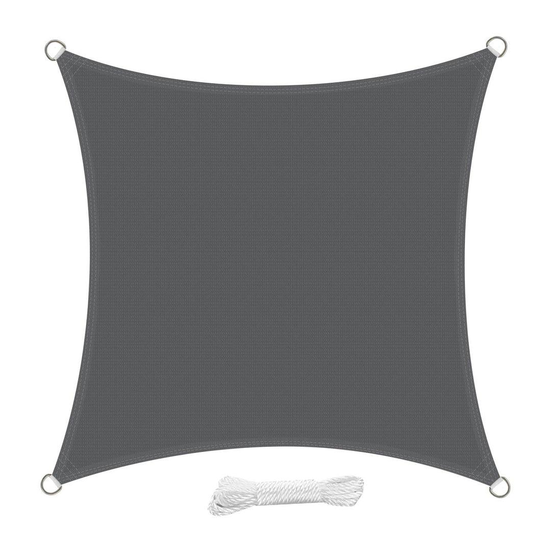 swift Sonnensegel 3x3 Meter Quadratisch UV Schutz HDPE Wetterbeständig Atmungsaktiv Quadrat 3x3m Son