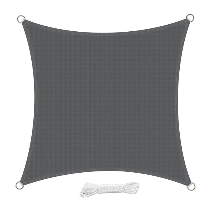 swift Sonnensegel 3x3 Meter Quadratisch UV Schutz HDPE Wetterbeständig Atmungsaktiv Quadrat 3x3m Son