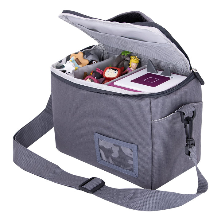 Tasche Kindergepäck viel Platz für Toniebox Figuren Tigerbox Transport Folie Hörfiguren Musikboxen M