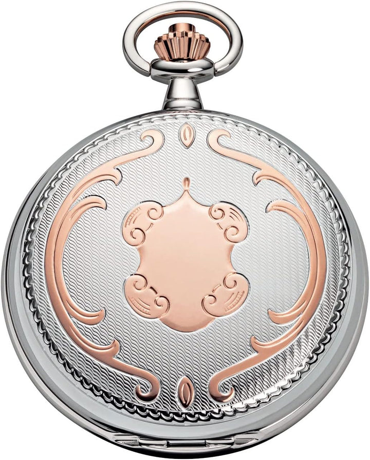 Regent Herren Taschenuhr Savonnette Skelett 51 MM Mechanischer Handaufzug Römische Zahlen in verschi