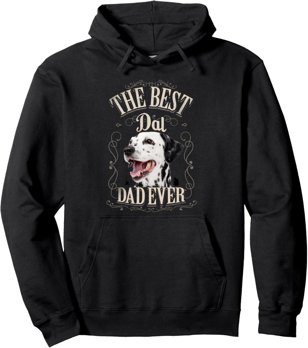 Best Dal Dad Ever Dalmatiner Hunde Geschenke Vintage Mann Pullover Hoodie