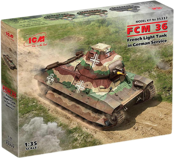 ICM 35337-1:35 FCM 36, French Light Tank in German Service - Neu