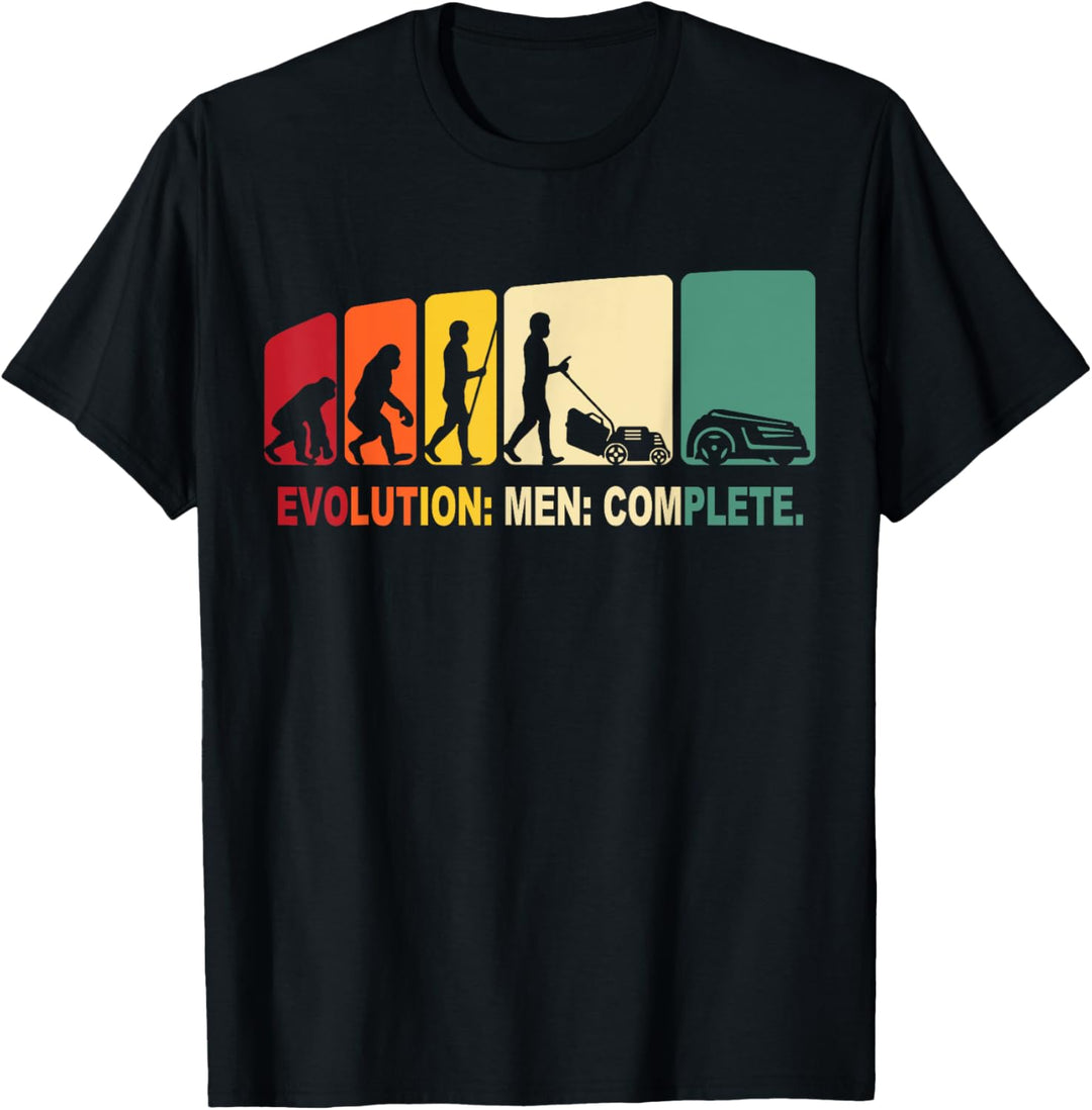 Mähroboter Garten Evolutions Rasenroboter Männer Kleingarten T-Shirt