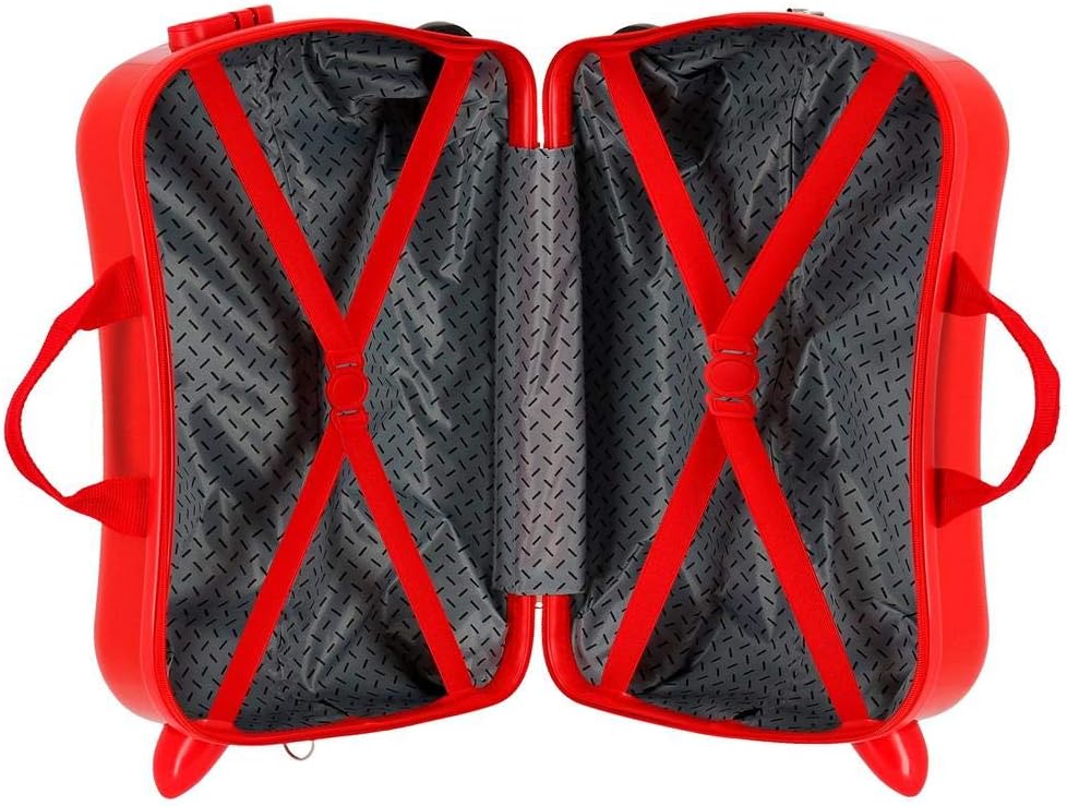 La Patrulla Canina Forever Fun Kinderkoffer, 50 x 38 x 20 cm Kinderkoffer Rot, Kinderkoffer Rot