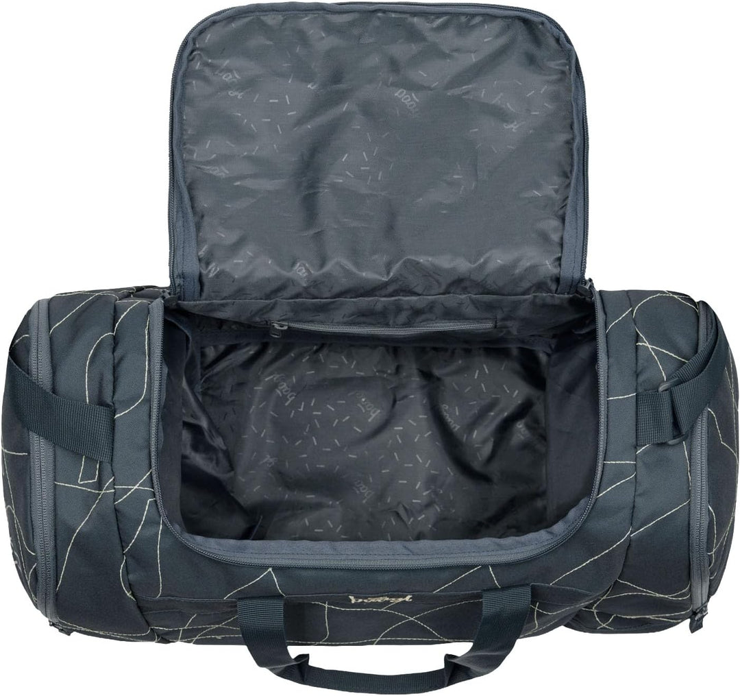 Baagl Sporttasche Jungen Reisetasche Kinder mit Schuhfach 25 l - Wave | Diese stylische Tasche für S
