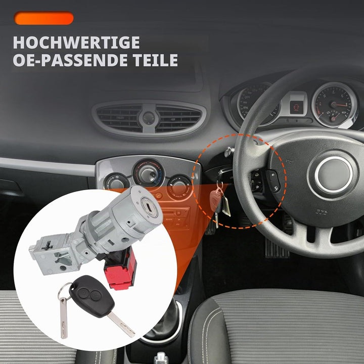 KASturbo Zündschlossschalter für Trafic Clio MK3 Kangoo MK2 7701208408, Zündschloss Barrel Startersc