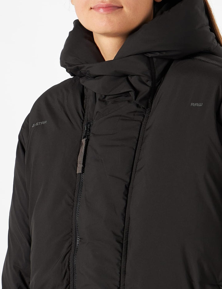 G-STAR RAW Damen G - Whistler Padded Extra Long Parka XS Schwarz (dk black D22167-D199-6484), XS Sch