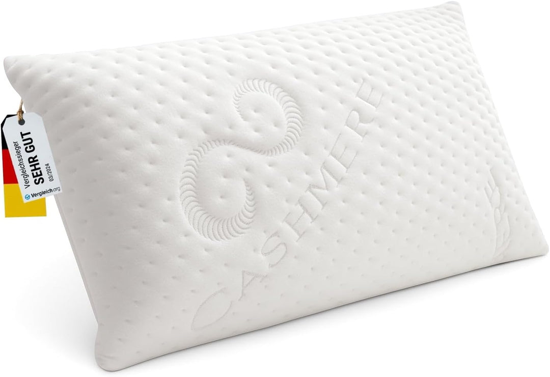 FMP Matratzenmanufaktur Orthopädisches Nackenstützkissen viscoelastisches Kissen, Visco Kopfkissen,