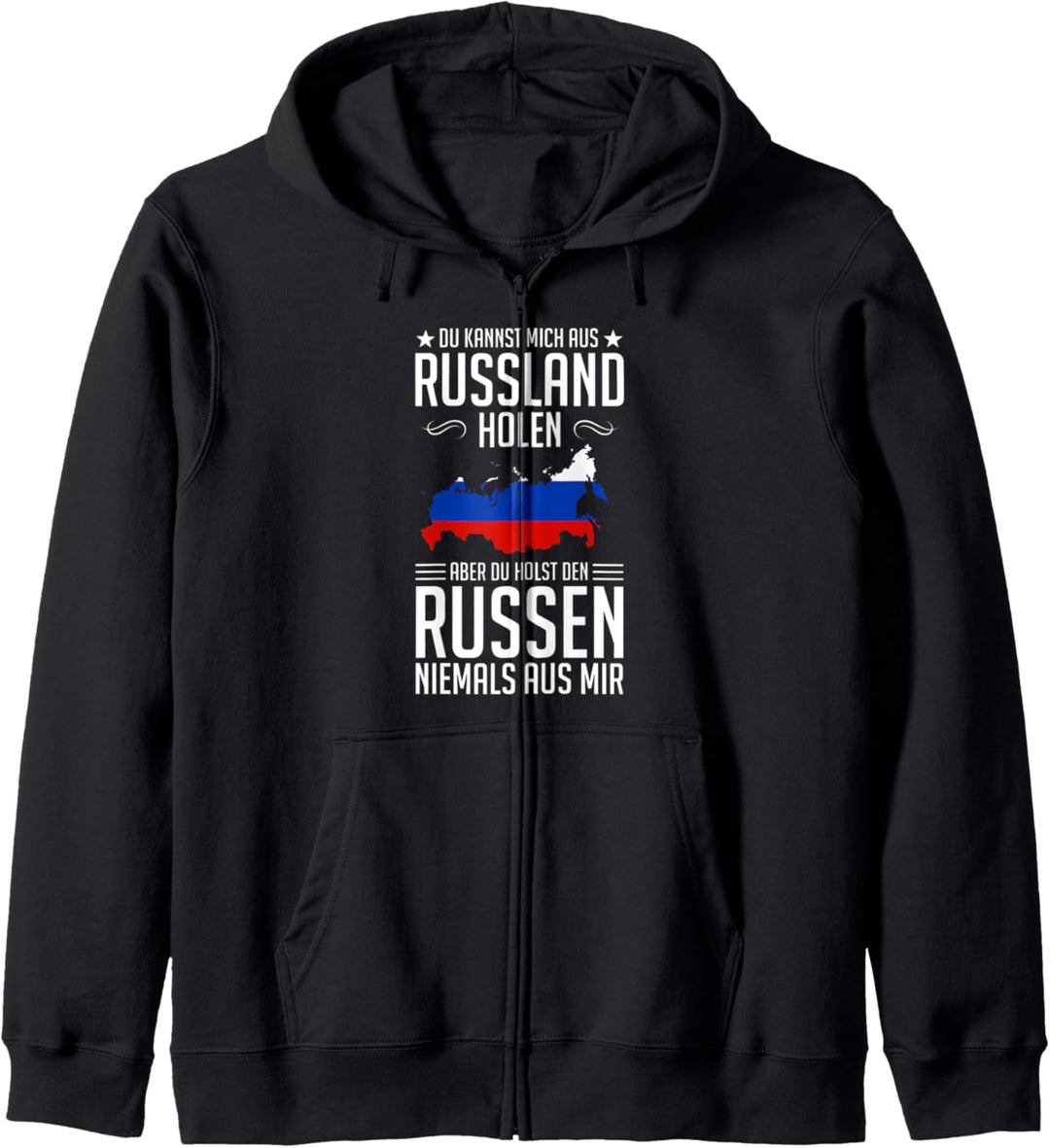 Russe Russin Russen Russisch Russland Flagge Kapuzenjacke