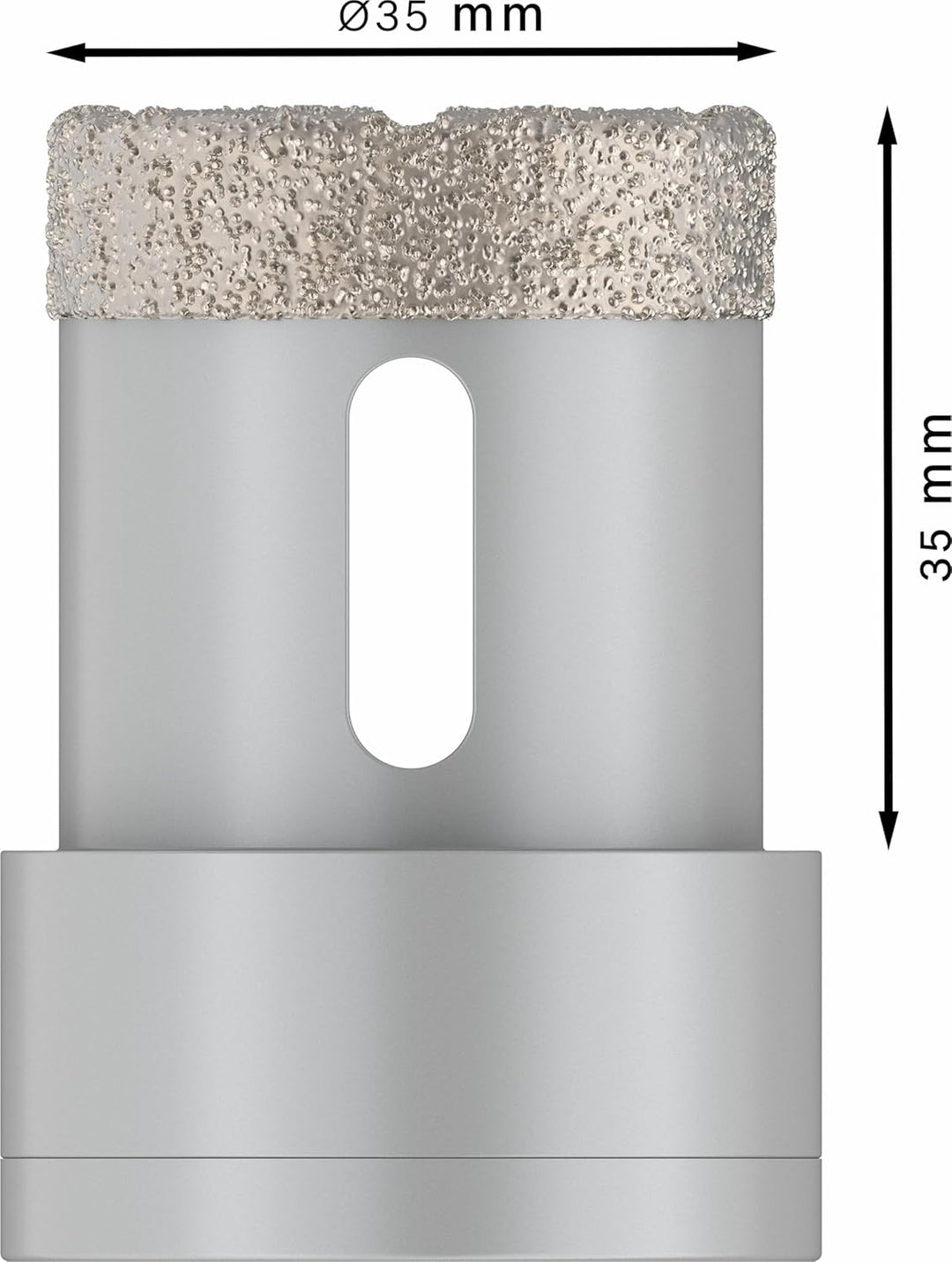 Bosch Accessories 1x Diamanttrockenbohrer Best (für Keramik, X-LOCK, Dry Speed, Ø 35 mm, Arbeitsläng