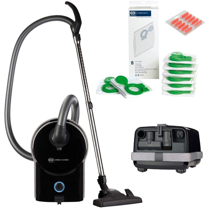 SEBO Airbelt D2 Schwarz 700W inkl. Zubehör