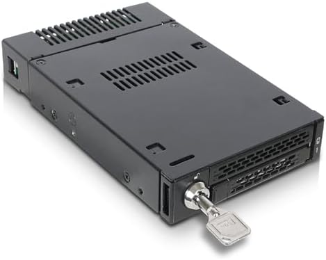 ICY DOCK M.2 NVMe PCIe SSD zu MiniSAS HD SFF-8643 Wechselrahmen mit entnehmbarem Einschub/Tray kompa