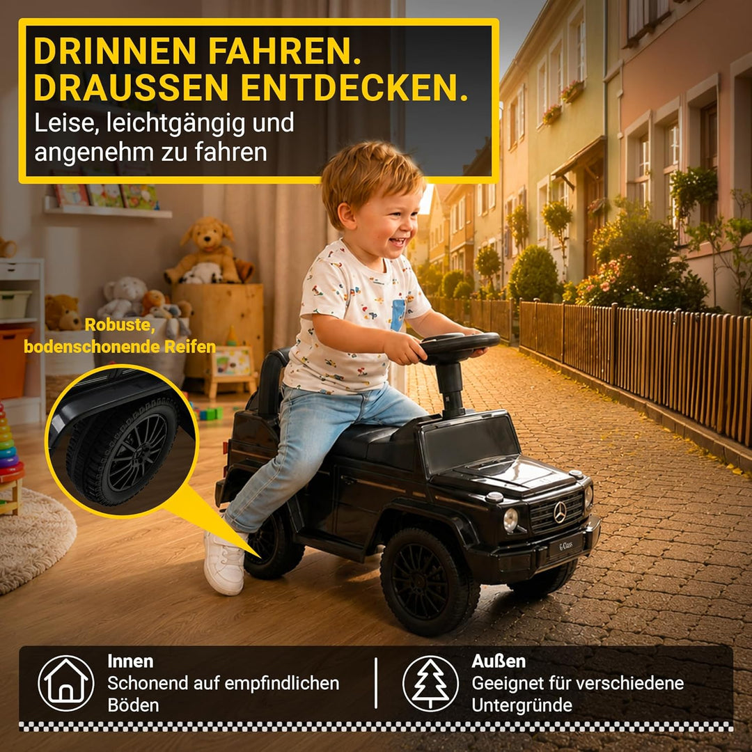 Actionbikes Motors Lauflernwagen Mercedes G350d | Rutschauto - Kinderauto - Rutschfahrzeug - Laufrad