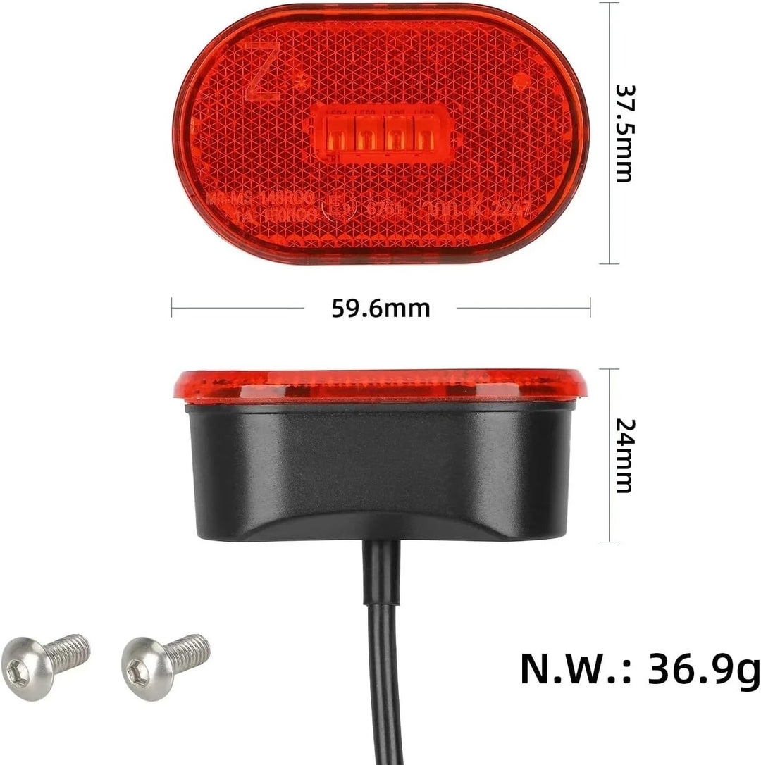 Hinterer Kotflügel mit Rückleucht für Xiaomi 5/5 Pro/5 Max Elektroroller, Hinterradschutzblech mit l