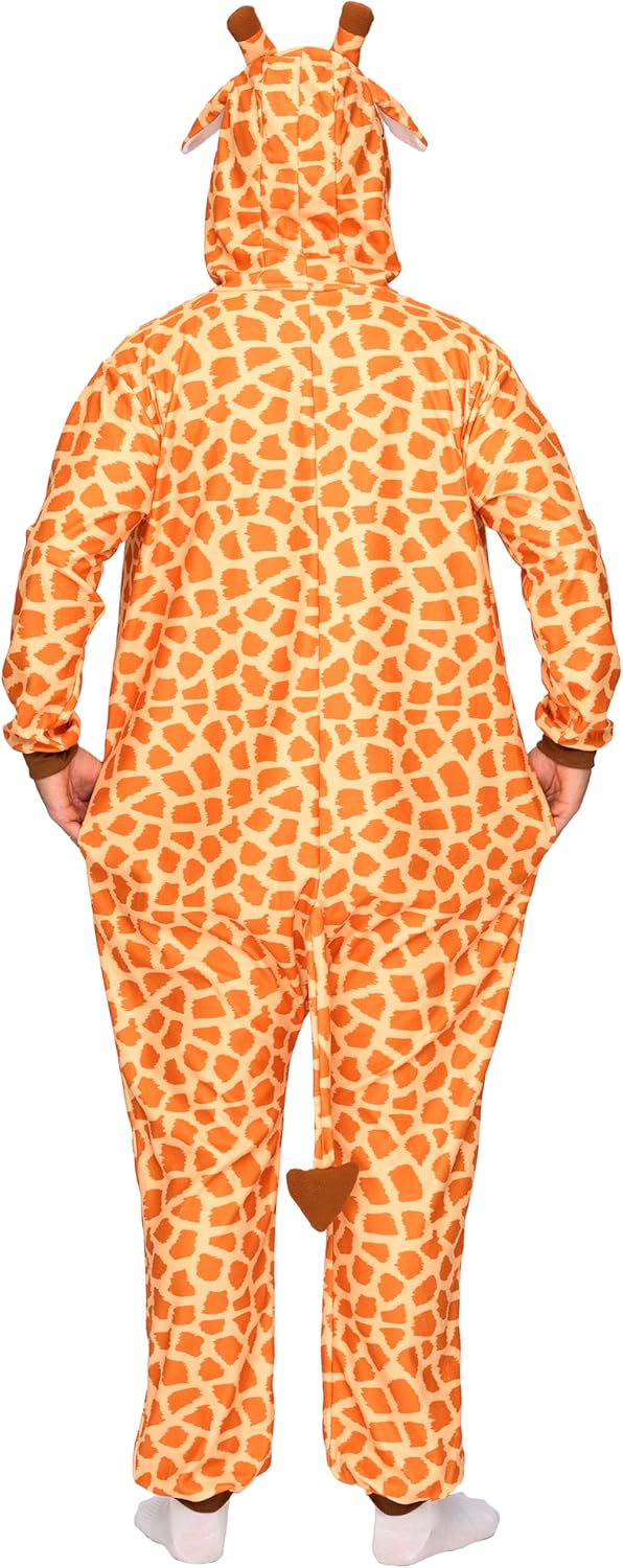 Spooktacular Creations Unisex Erwachsene Plüsch Pyjama Schlafanzug, Damen Herren Jumpsuit Jumpsuit G