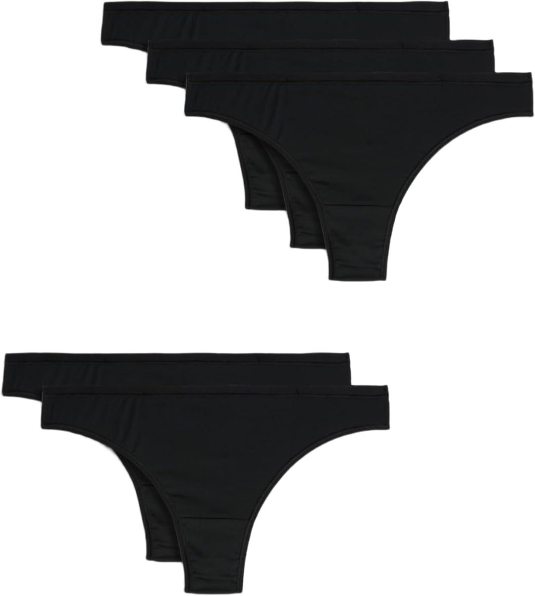 Marks & Spencer 5Er-Pack Tief Sitzende Tangas Aus Mikrofaser Damen, 34