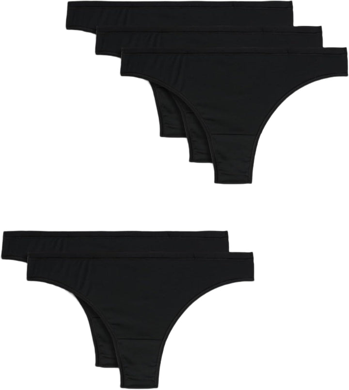 Marks & Spencer 5Er-Pack Tief Sitzende Tangas Aus Mikrofaser Damen, 34