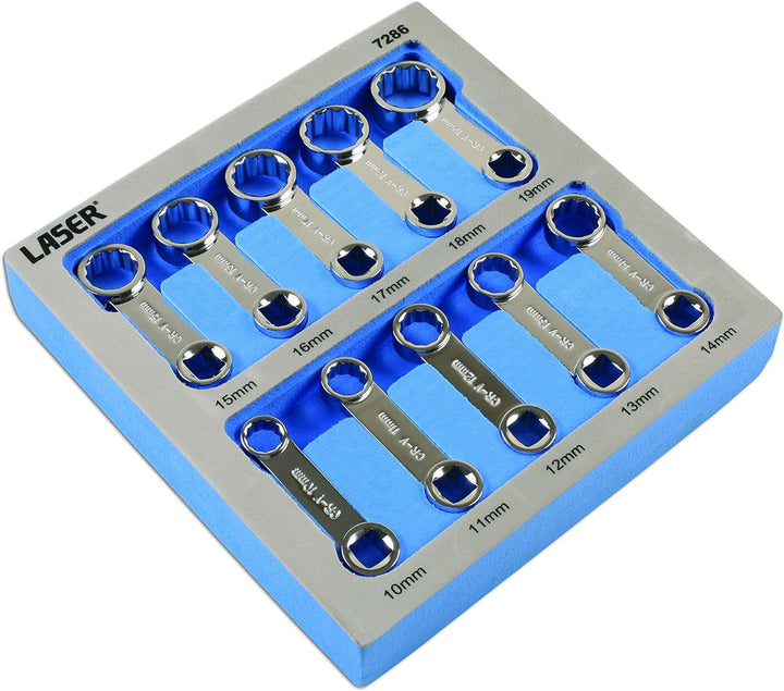 Laser 7286 Drehmomentadapter-Set, 3/8 Zoll Durchmesser, 10 Stück