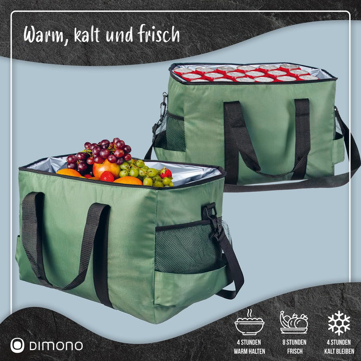 XXL Kühltasche iolierte Getränke & Snack-Tasche Isotasche Picknick-Tasche für Camping Reisen Urlaub