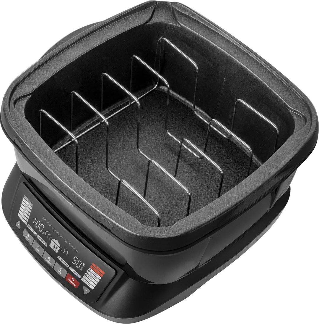 SENCOR MULTIFUNKTIONALE FRITTEUSE/18 Funktionen/Kapazität von 4,8 Litern/Griff mit cooler Touch-Tech