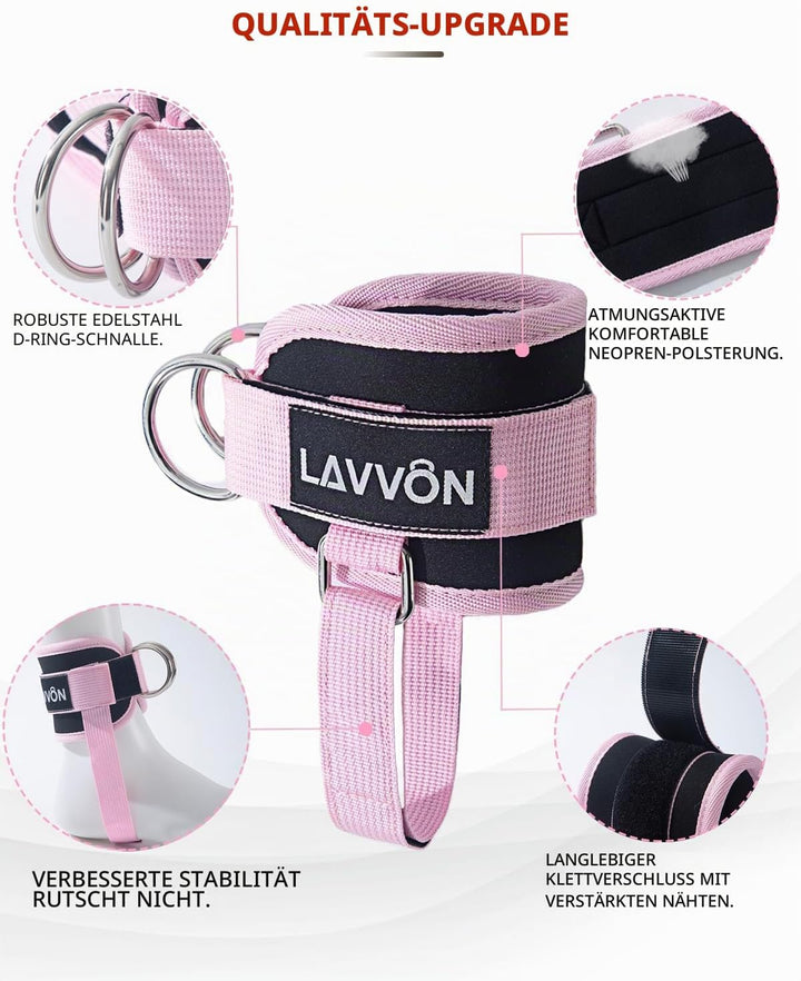 Langhantel-Kniebeugenpolster-Set, Nylon-Polsterung, rutschfest, dicker Schaumstoff, Langhantelpolste