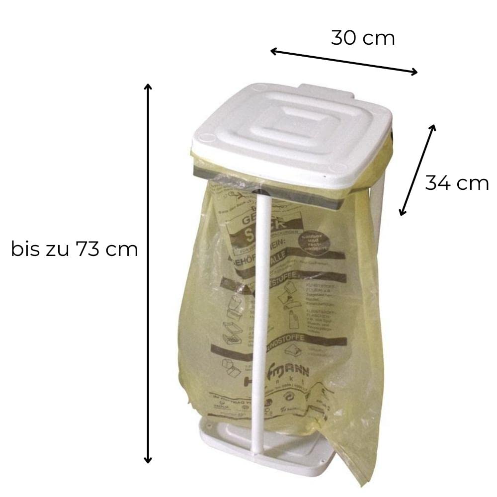 GarPet Müllsack Ständer Müllbeutel Mülleimer Gelber Sack Halter Höhenverstellbar Mülltonne Müllsacks