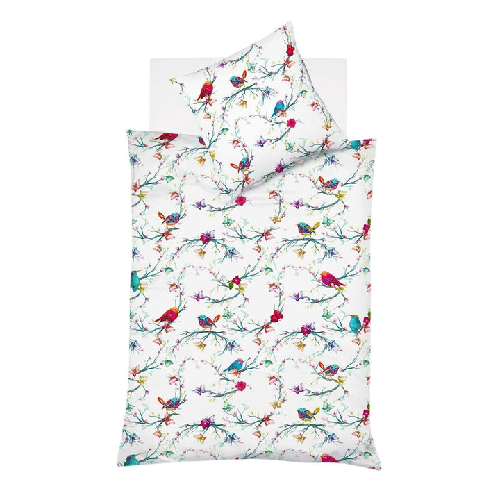 fleuresse Mako-Satin Bettwäsche Bed Art S Torquay Multicolor 1 Bettbezug 200 x 200 cm + 2 Kissenbezü