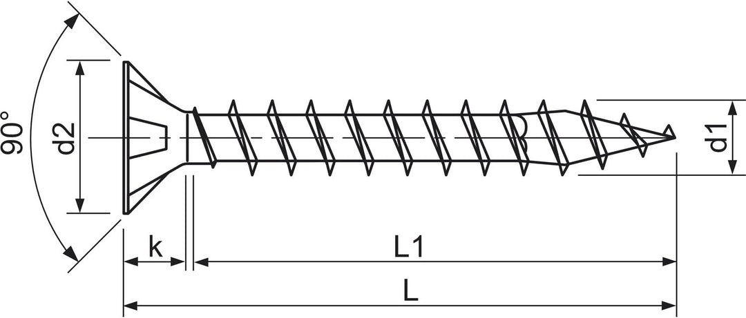 SPAX 1081040450505 Senkkopf 4.5x 50 Vollgewinde Pozidriv 2 verzinkt-schwarz mit Bewertung