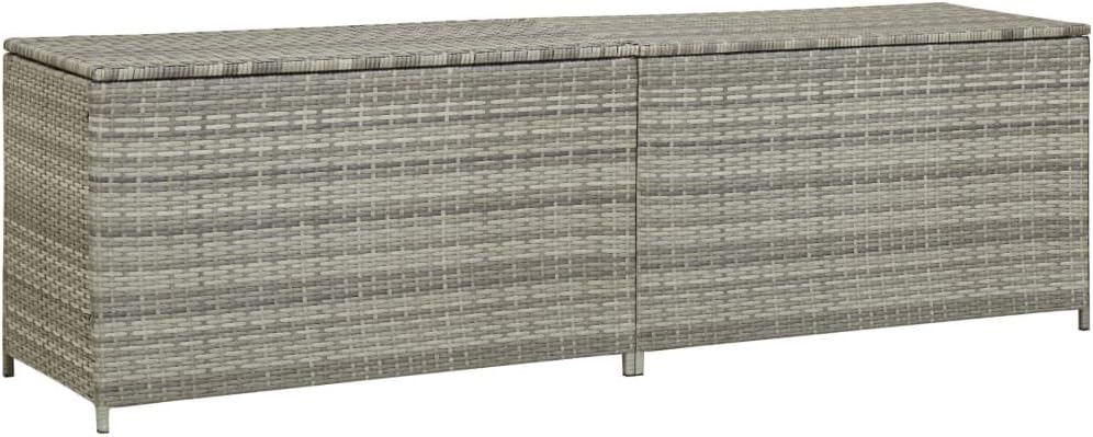 Hommdiy Gartenbox Auflagenbox Kissenbox Kiste Gartentruhe Truhe Box Aufbewahrungsbox Auflagenkiste G