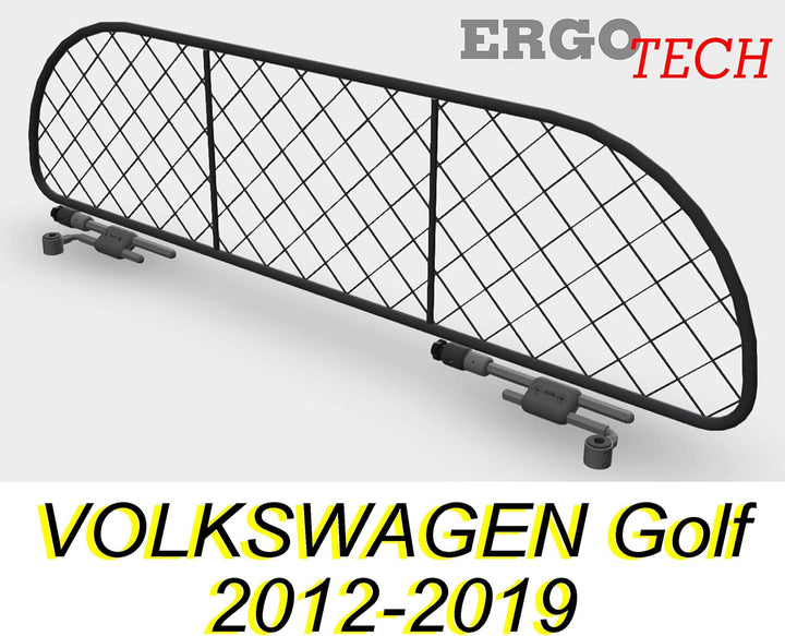 ERGOTECH Trennnetz Trenngitter Hundegitter für Volkswagen Golf Mk7 BJ 2012-2019