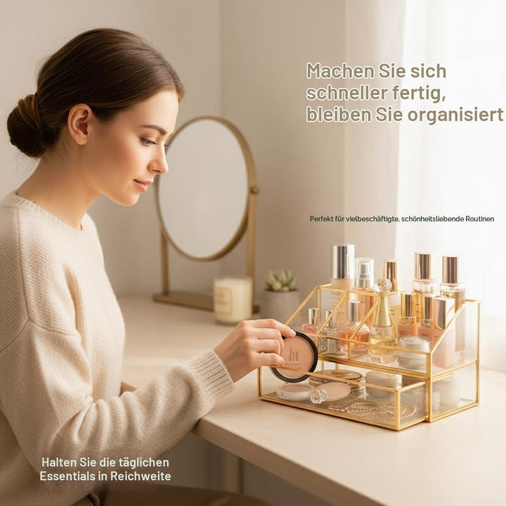 YUEHUA Kosmetikorganiser,Beauty Organizer, Make Up Kosmetik Organizer, Schmink Aufbewahrung Kosmetik