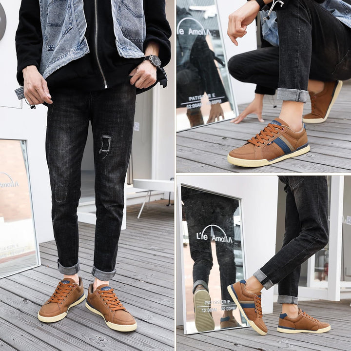 AX BOXING Freizeitschuhe Herren Sneakers Walkingschuhe Mode Schuhe Leichte Trainers Sportschuhe Grös