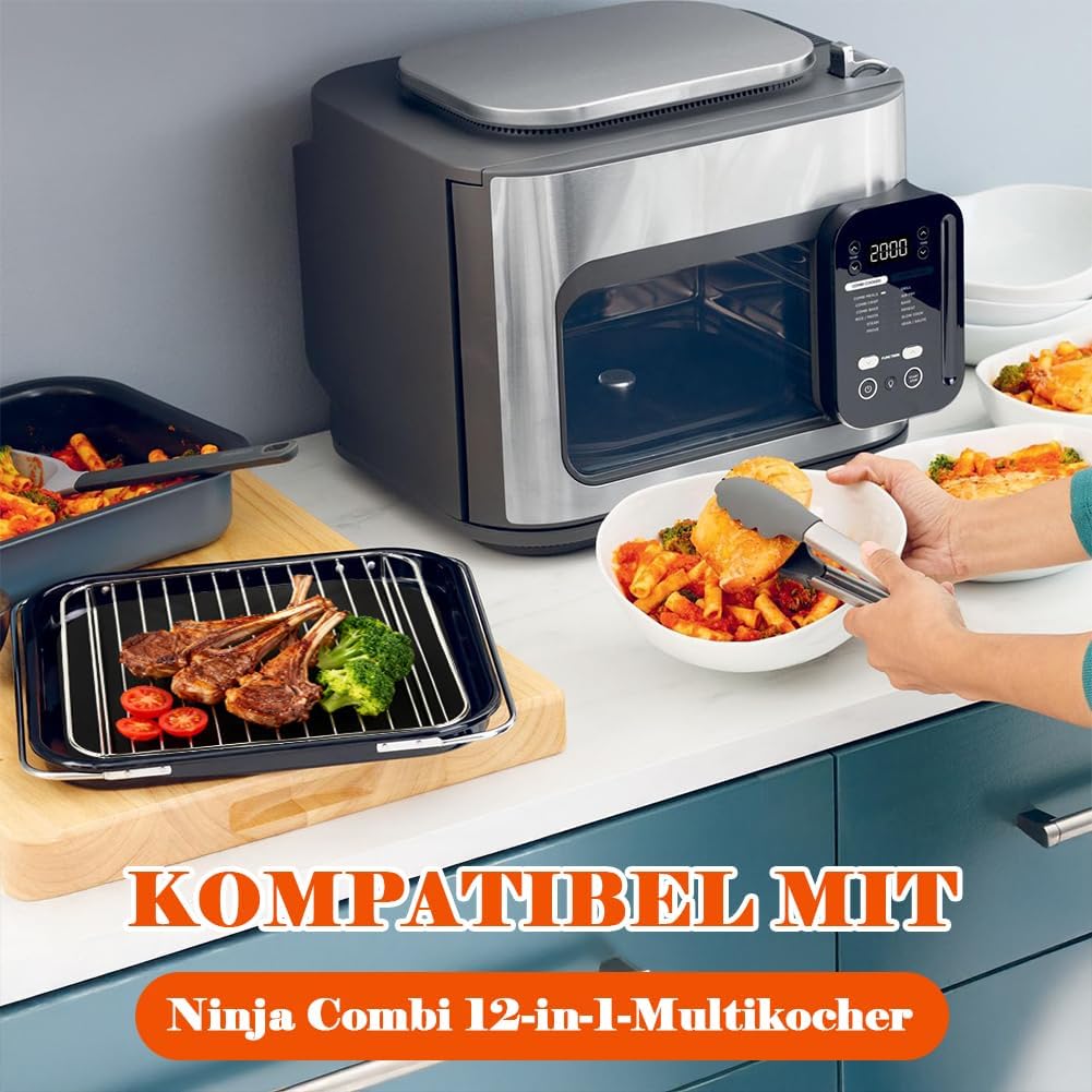 BYKITCHEN Airfryer Grillrost für Ninja Combi 12 in 1 Multikocher, Gitter & Gittereinsatz für Ninja C