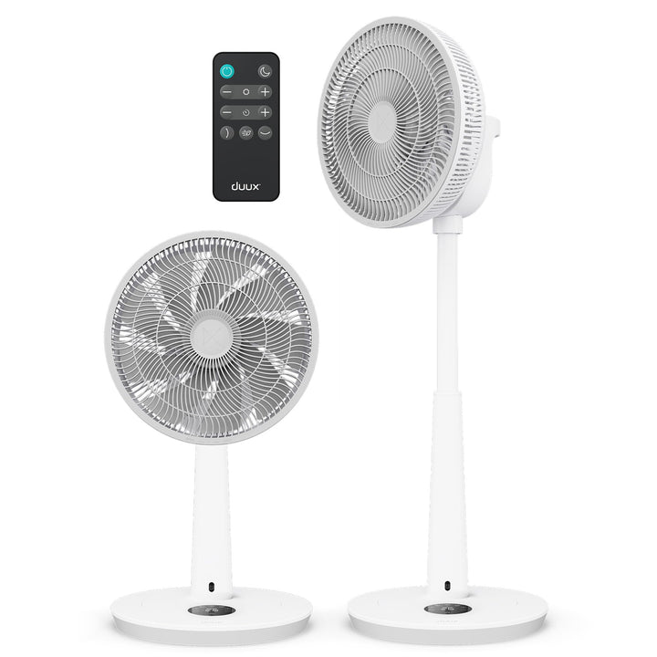 Duux Whisper 3 Standventilator – Energiesparender Ventilator mit 26 Geschwindigkeiten, Timer & Nacht