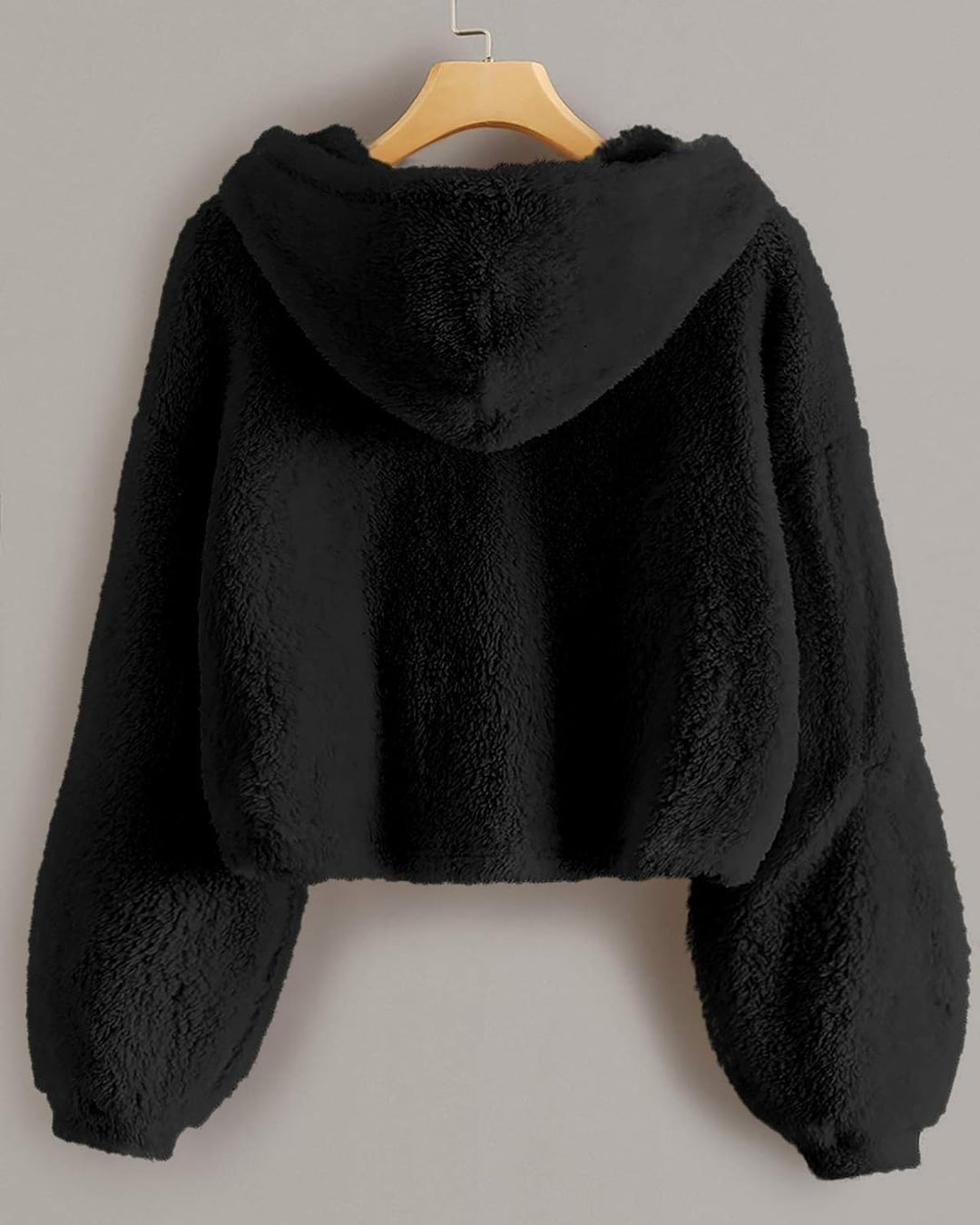 Imily Bela Kinder Mädchen Kapuzenpullover Fleece Hoodie Sherpa Sweatershirt Warm Teddy Pulli 7 Jahre
