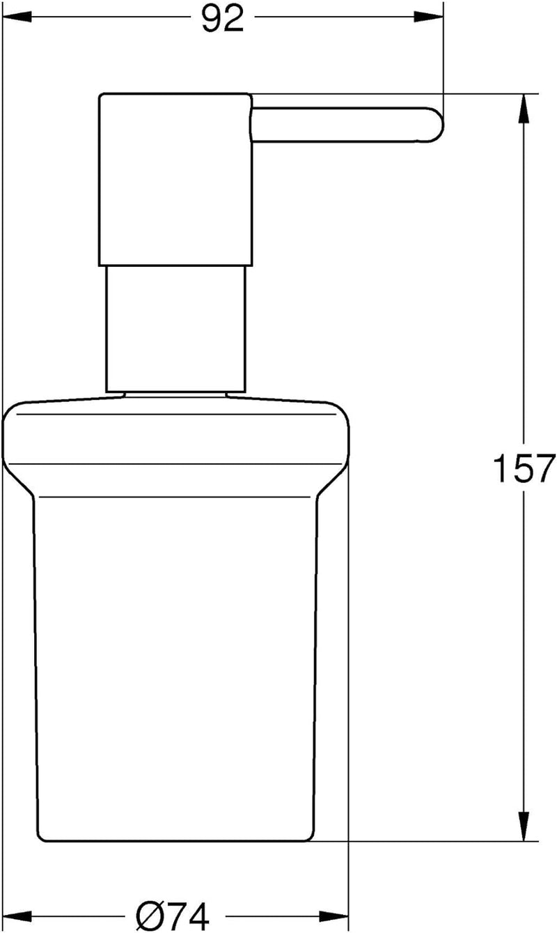 Grohe Essentials Seifenspender, supersteel, 1 Stück, 40394DC1