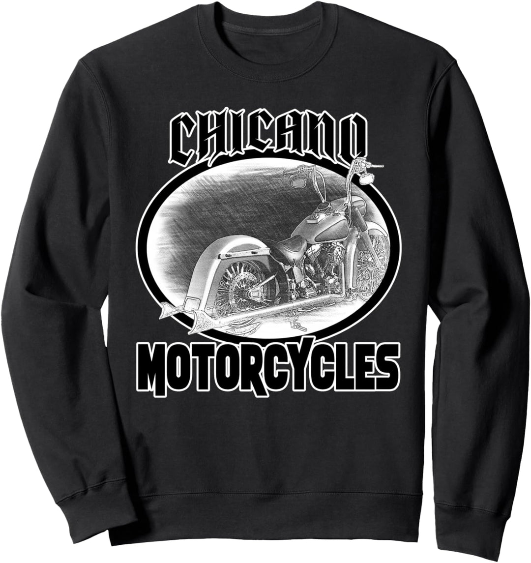 Chicano Cholo Latino Style Biker Herren Chicano Motorräder Sweatshirt