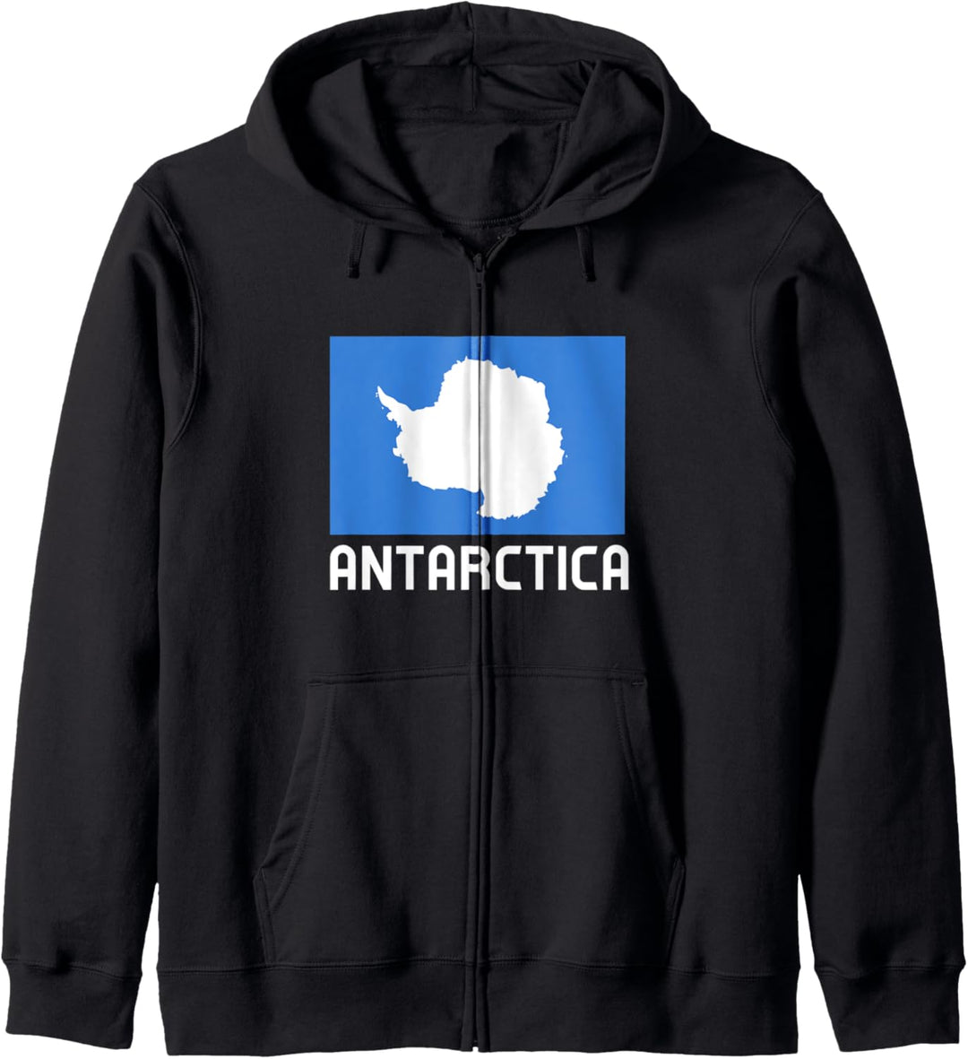 Antarkti -Kontinent Flaggen Andenken Geschenk Kapuzenjacke