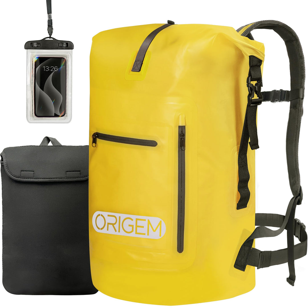 Origem Wasserdichter Rucksack, 35L/55L/85L Rolltop Rucksack Wasserdicht, Dry Bag mit Computereinsatz