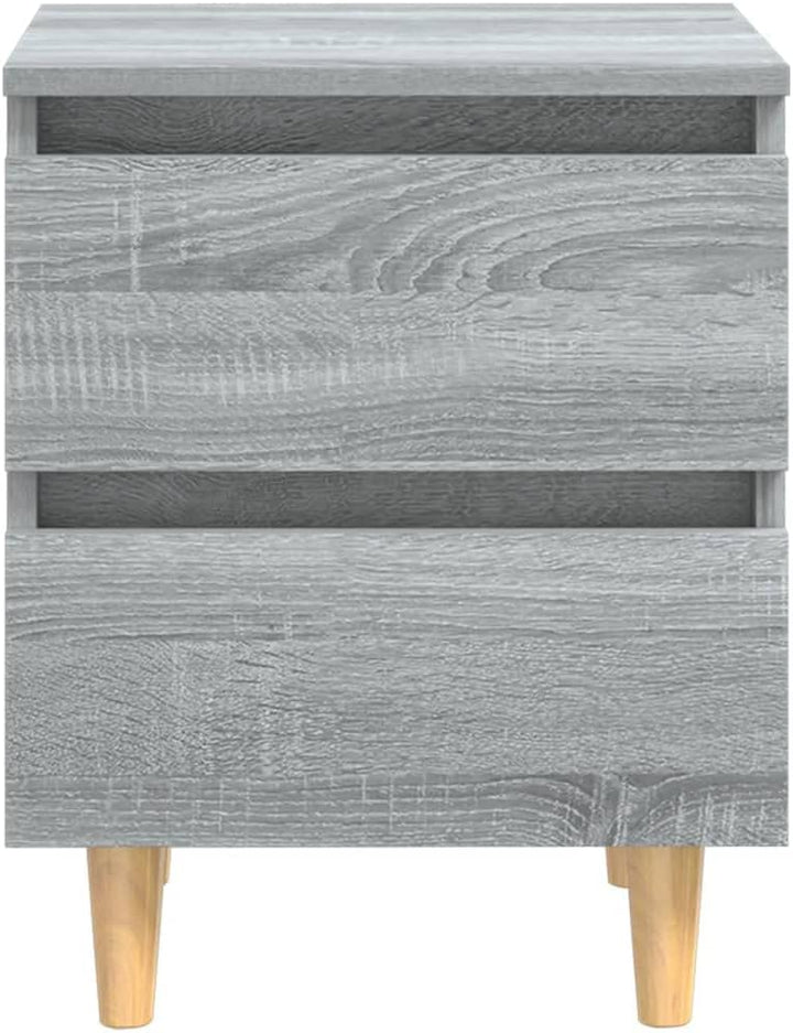 FIRBNUS Bedside Table Nachtkonsole Beistelltisch mit Stauraum Night Stand Nachttisch mit Massivholz-