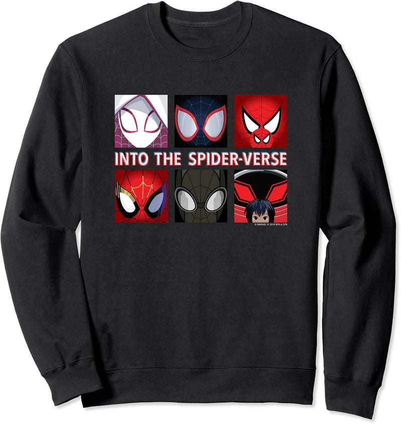 Marvel Spider-Man Into the Spider-Verse Spider Heroes Sweatshirt