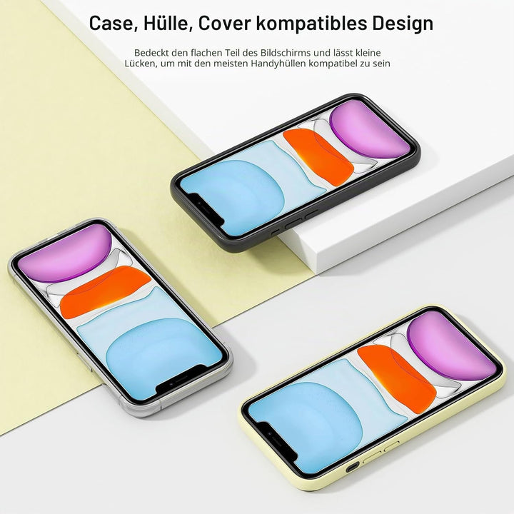 SPARIN Panzer Schutz Glas für iPhone 11 / XR und iPhone 12/12 Pro Schutzfolie, 3 Stück 9H Härte Glas