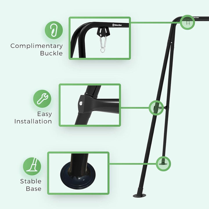 Hängemattengestell, Hängesessel Gestell, Max Belastung 150 kg, Hängematte Gestell, für den Innen- Od