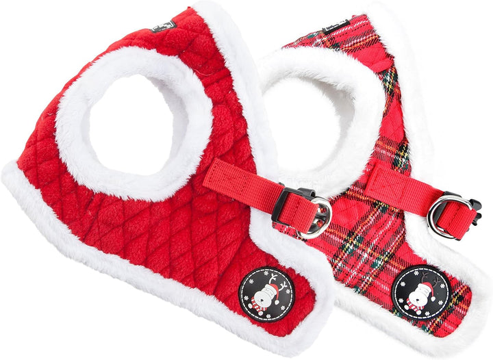 Puppia PAQD-AH1470 BLITZEN HARNESS B, M, karriert rot M Rot Kariert, M Rot Kariert