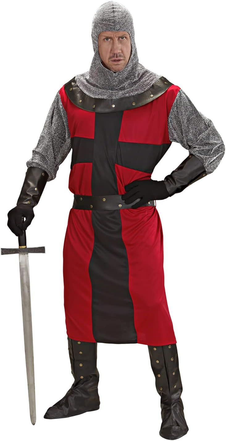 "DARK AGE KNIGHT" (long coat, belt, armbands, helmet, boot covers) - (M), M