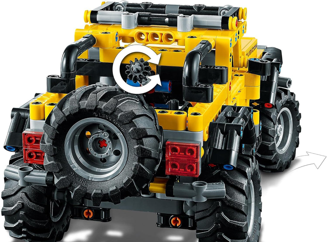 LEGO 42122 Technic Jeep Wrangler, 4x4-Spielzeugauto, Modellbausatz, Offroad-Geländewagen, Geschenkid