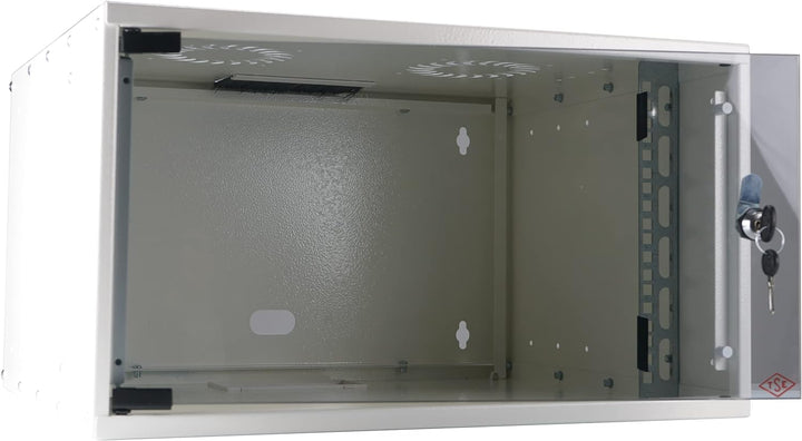 EFB 19 Zoll 12HE Wandgehäuse Basic, Tiefe 600mm 1-teilig, Flat Pack, RAL9010 Weiss 535 x 571 x 600 m