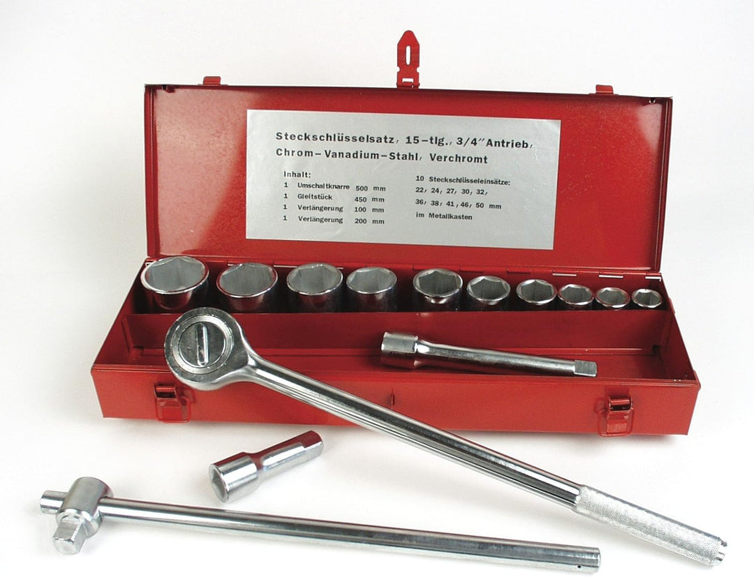 Mannesmann Steckschlüsselsatz 3/4" 15-tlg., M 296